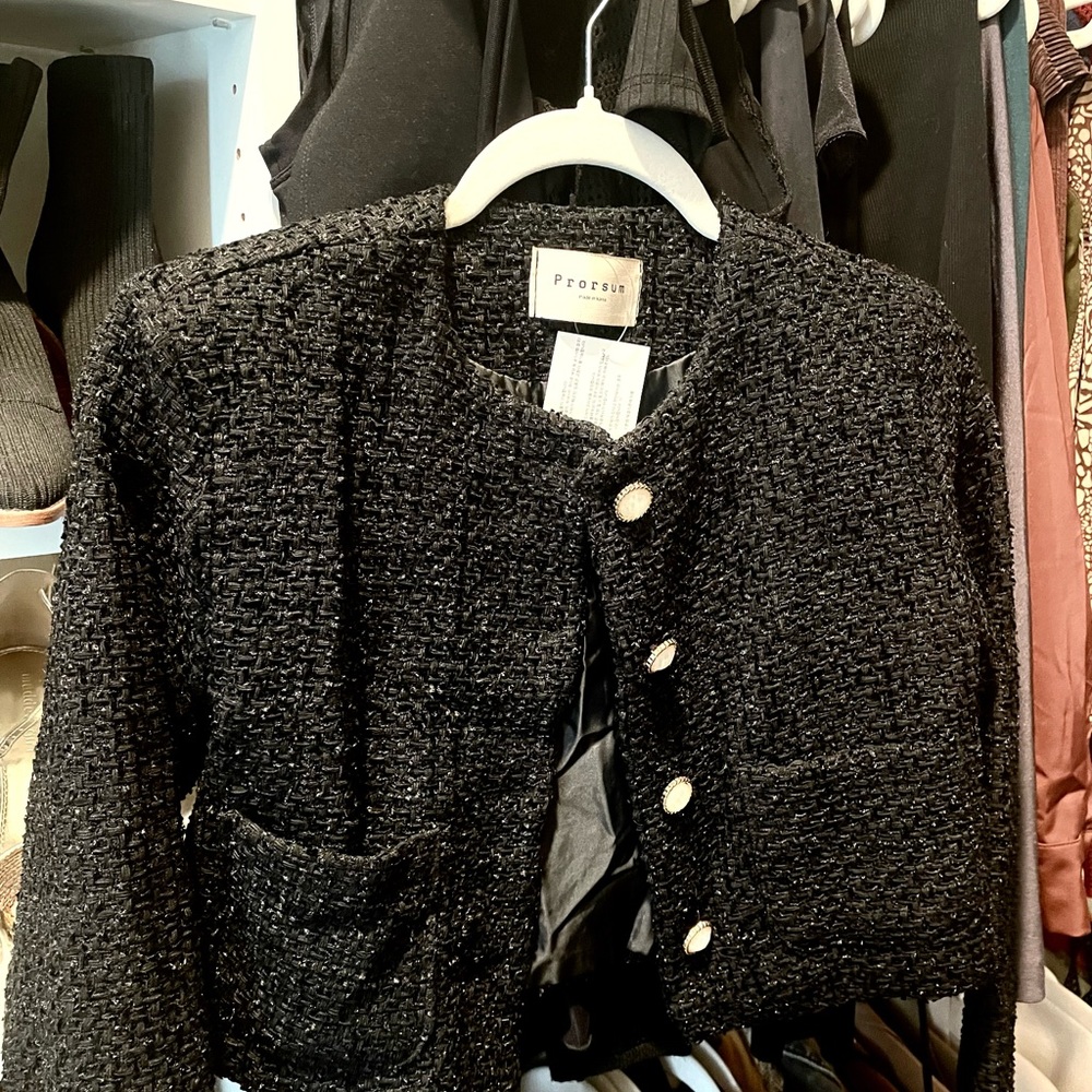 Beautiful twill jacket, brand new with tags.